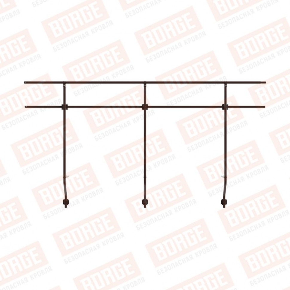 Ограждение парапетное BORGE H-120см, 3м