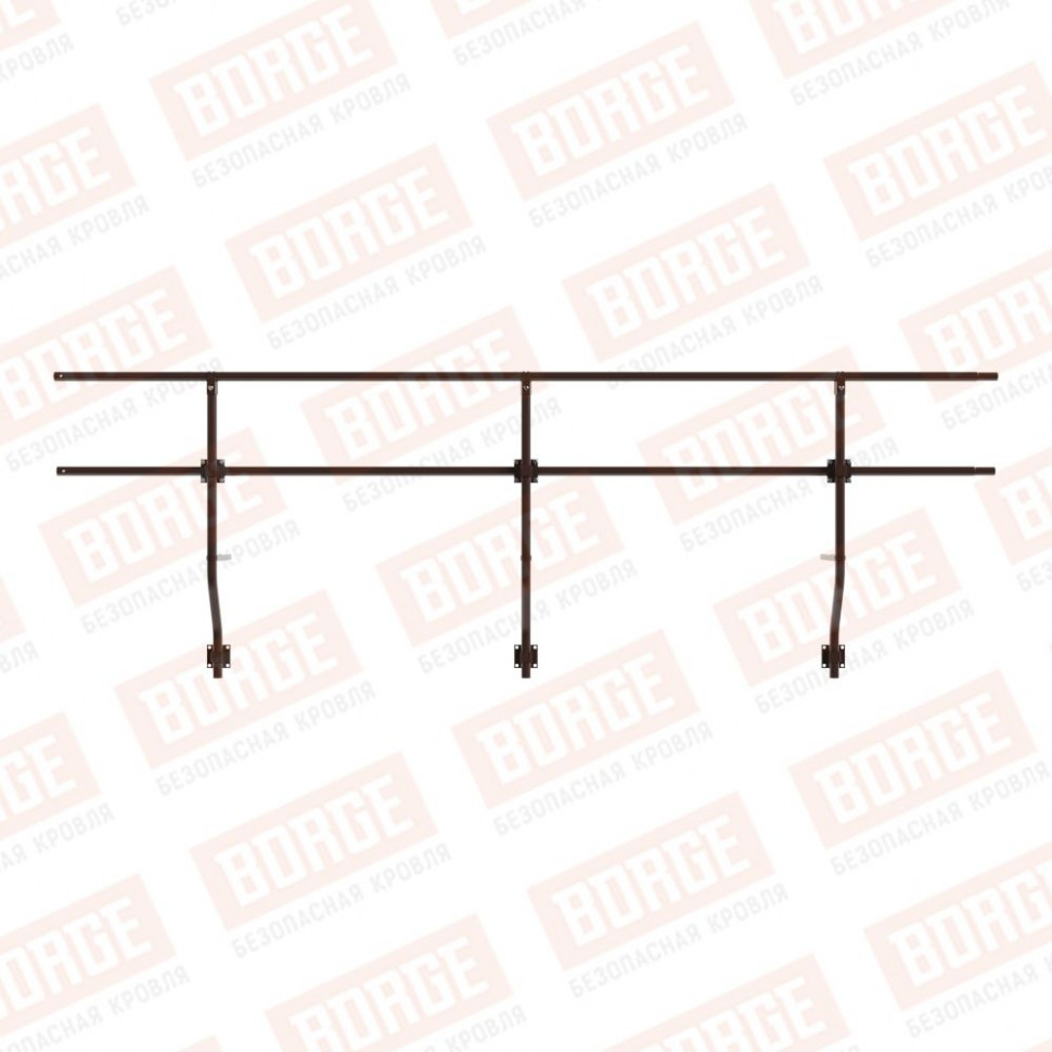 Ограждение парапетное BORGE H-60см, 3м