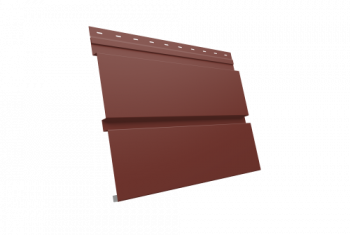 Квадро брус 0,5 Satin с пленкой RAL 3009 оксидно-красный
