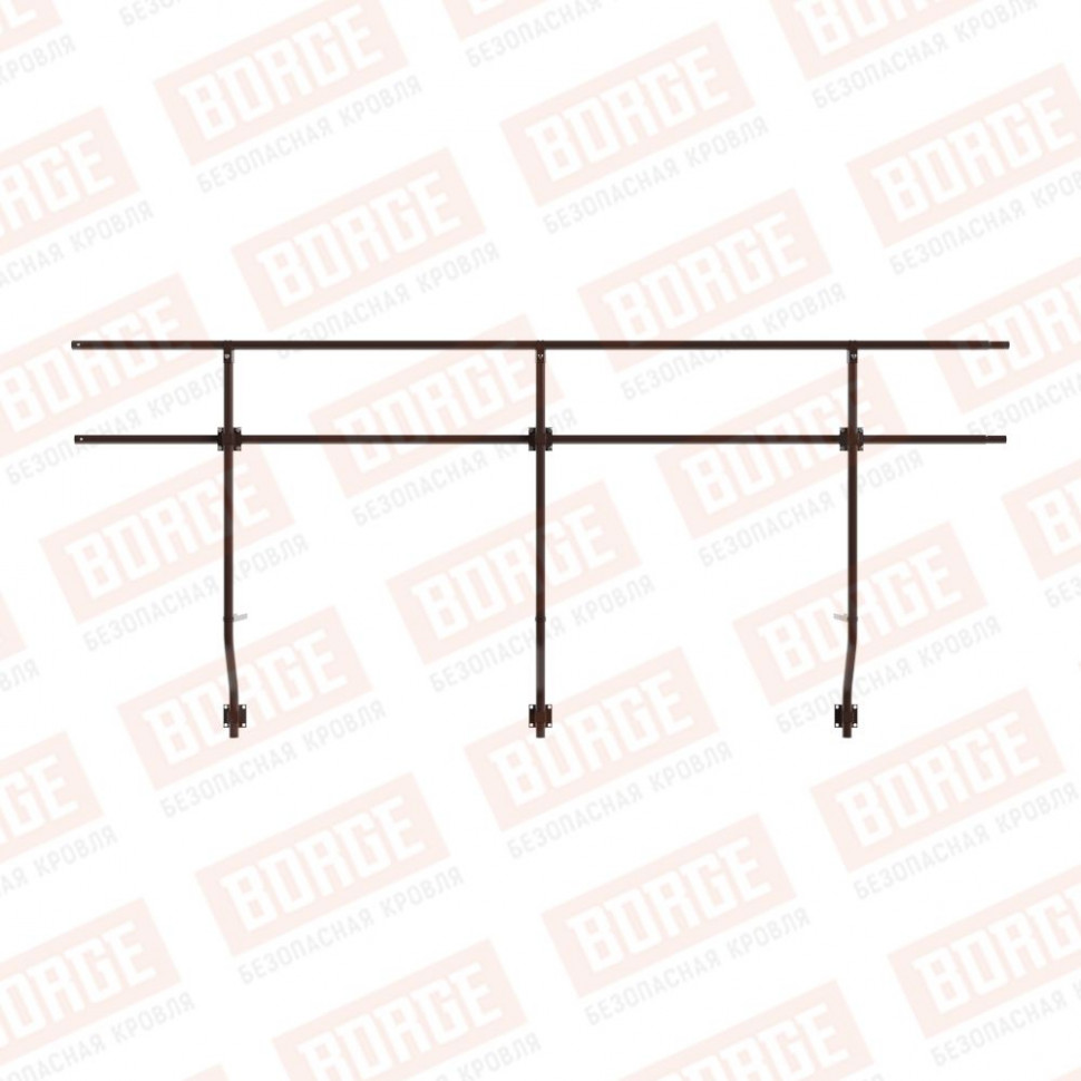 Ограждение парапетное BORGE H-90см, 3м