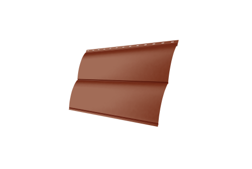 Блок-хаус new Grand Line 0,45 Drap с пленкой RAL 8004 терракота