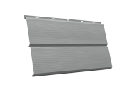 ЭкоБрус new 3D 0,5 Satin с пленкой RAL 9006 бело-алюминиевый