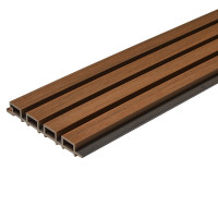 Фасадная реечная панель CM Wall DUAL Teak (Тик), 26x219х3000-4000 мм