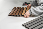 Фасадная реечная панель CM Wall DUAL CAMEL (Кэмэл), 26x219х3000-4000 мм