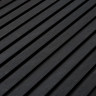 Фасадная (стеновая) реечная панель CM WALL, 219х26мм, Цвет: BLACK WOOD (Черное дерево)
