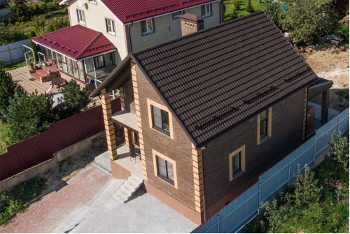 Лист композитной черепицы Grand Line Barсelona new капучино