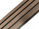 Фасадная (стеновая) реечная панель из дпк CM Wall DUAL, 26x219х3000-4000 мм, MACADAMIA (Макадамия)