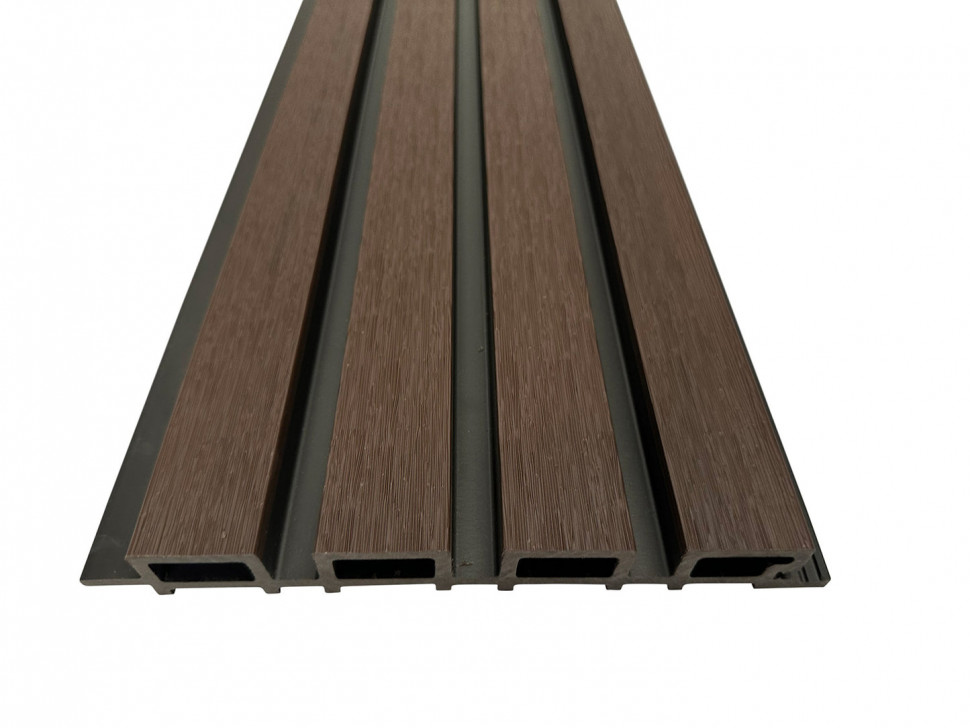 Фасадная (стеновая) реечная панель из дпк CM Wall DUAL, 26x219х3000-4000 мм, MACADAMIA (Макадамия)