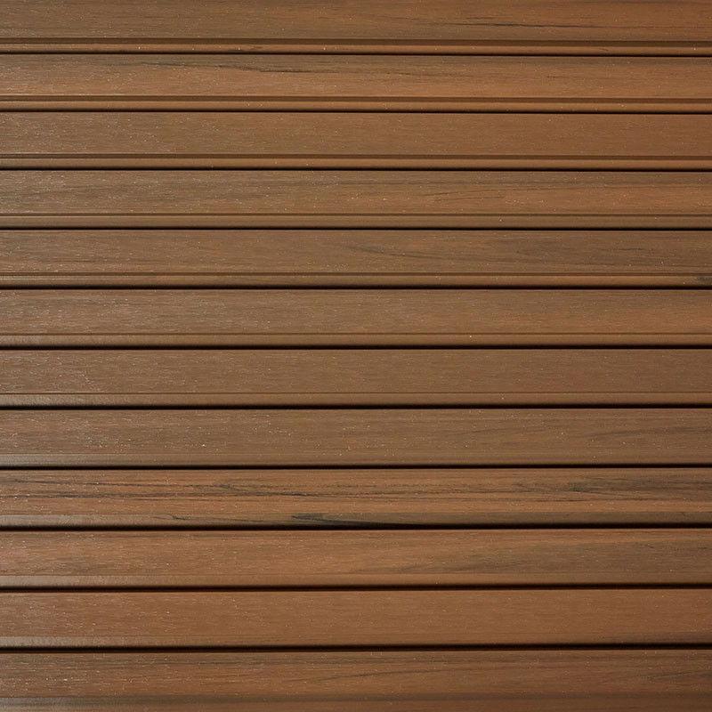 Фасадная (стеновая) реечная панель CM WALL, 219х26х3000 мм, TEAK (Тик)