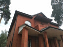 Тройник 45˚ для водосточной трубы LUX, шоколад