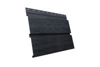 Квадро брус 0,45 Print Premium с пленкой Grey Wood TwinColor