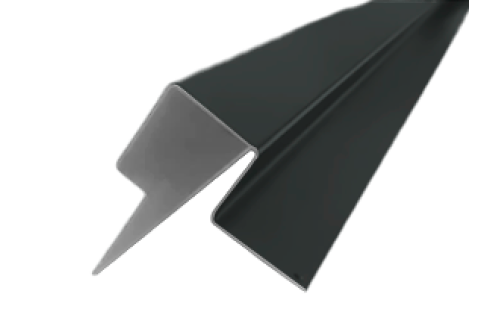 Профиль угловой внешний ассимметричный SidWood Zn RAL 7016 (3м)