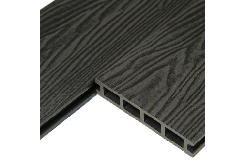 Доска террасная CM Decking VINTAGE 4000х140х25 мм black wood (черное дерево)
