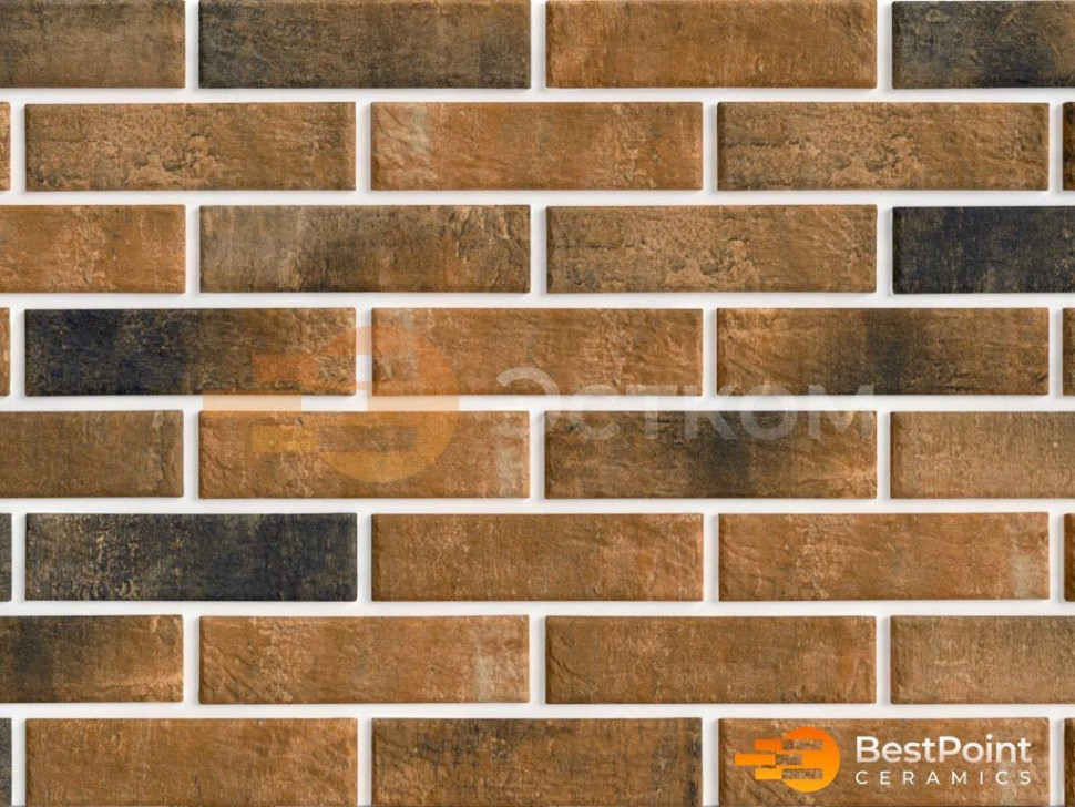 Термопанели на пенополиуретане с клинкером BestPoint Loft Brick Cardamon