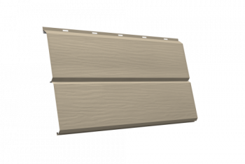 ЭкоБрус new 3D 0,45 Drap TX с пленкой RAL 1015 светлая слоновая кость