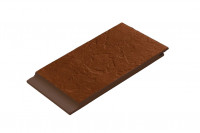 БЕТЭКО Фиброцементный сайдинг Клик Сланец 300х3000х10мм 0.9м2 8007 палевый коричневый