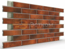 Термопанели на пенополиуретане с клинкером BestPoint Retro Brick Chili