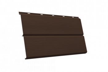 ЭкоБрус new 3D 0,45 Drap TX с пленкой RAL 8017 шоколад