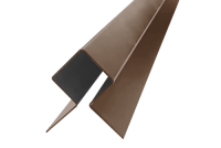 Профиль угловой внешний симметричный SidWood клик Zn RAL 8025 (3м)