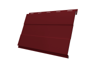 Вертикаль 0,2 prof 0,5 Satin с пленкой RAL 3005 красное вино