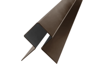 Профиль угловой внешний симметричный SidWood клик Zn RAL 8028 (3м)