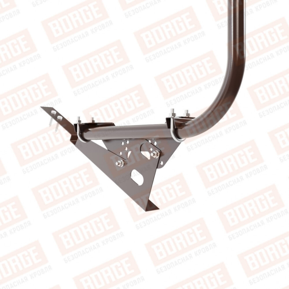 Ограждение кровельное BORGE H-120см, 3м, для композитной черепицы