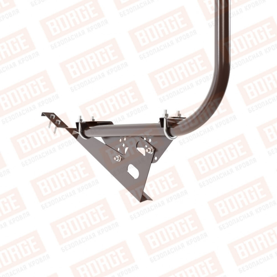 Ограждение кровельное BORGE H-120см, 3м, для черепичной кровли
