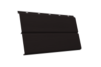 ЭкоБрус new 3D 0,45 Drap TR с пленкой RAL 9005 черный
