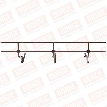 Ограждение кровельное BORGE H-60см, 3м, для композитной черепицы