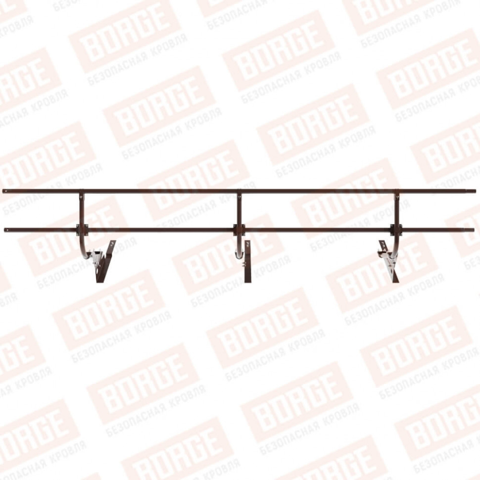 Ограждение кровельное BORGE H-60см, 3м, для композитной черепицы