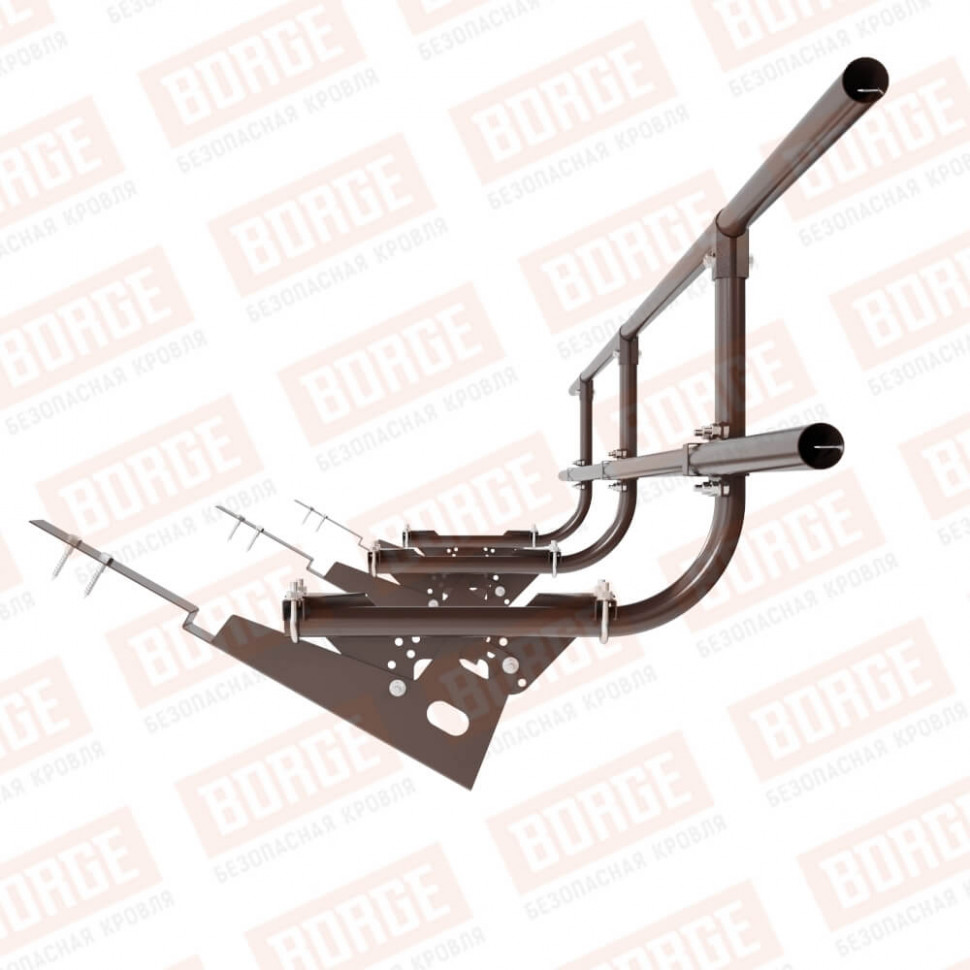 Ограждение кровельное BORGE H-60см, 3м, для композитной черепицы