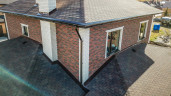Колено 45˚ для водосточной трубы Premium, шоколад