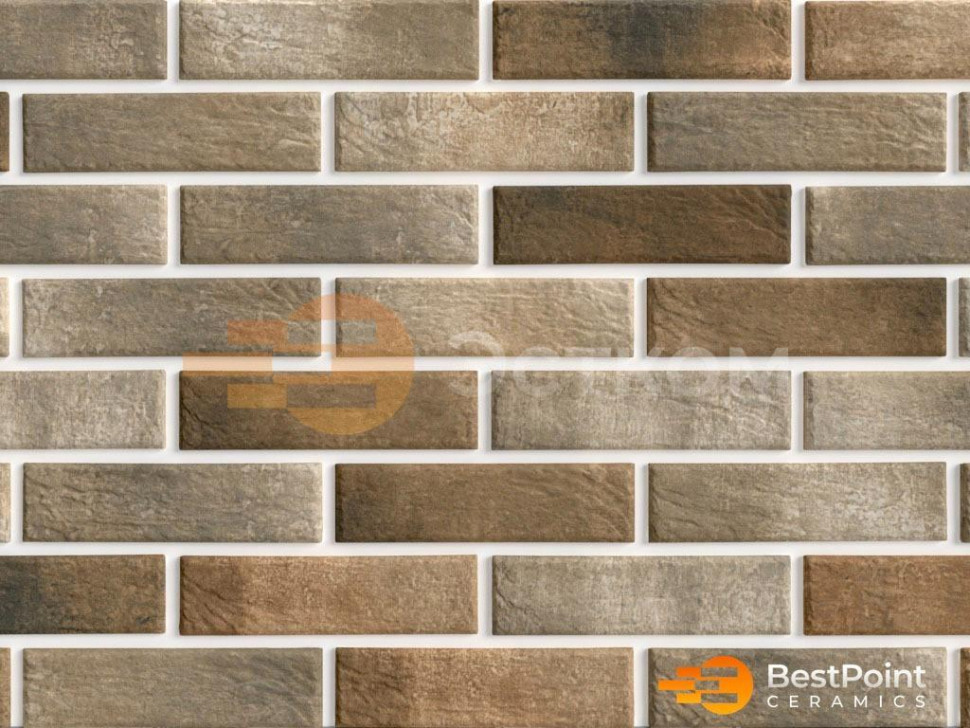 Термопанели на пенополистероле с клинкером BestPoint Loft Brick Pepper