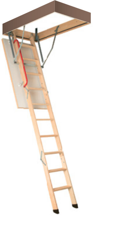 Лестница чердачная складная LWK Plus деревянная