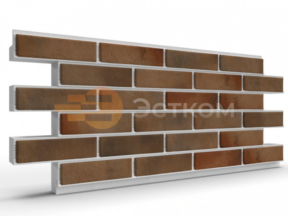 Термопанели на пенополистероле с клинкером BestPoint Retro Brick Cardamon