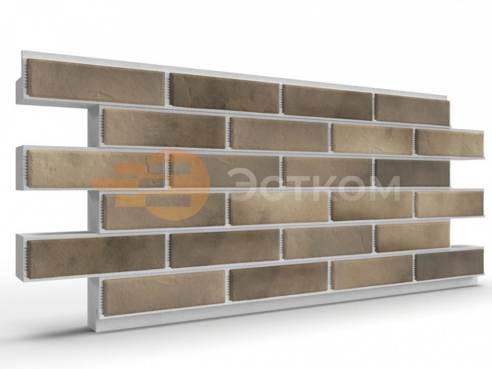 Термопанели на пенополистероле с клинкером BestPoint Retro Brick Pepper
