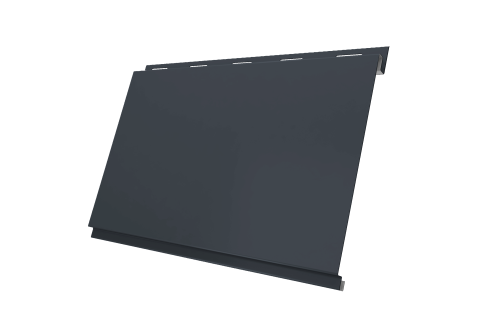 Вертикаль 0,2 classic 0,5 Satin с пленкой RAL 7024 мокрый асфальт