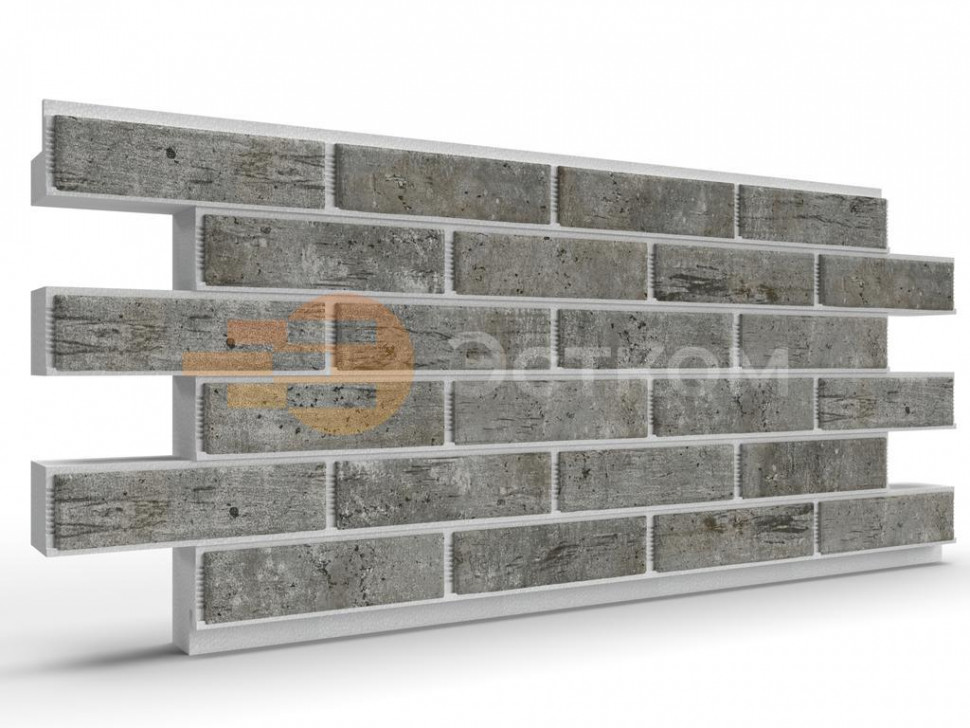 Термопанели на пенополистероле с клинкером BestPoint Exclusive Cement Dark