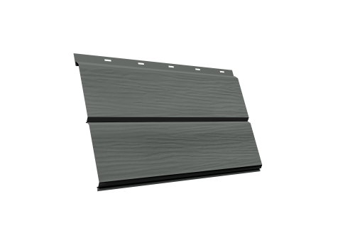 ЭкоБрус new 3D 0,45 PE с пленкой RAL 7005 мышино-серый