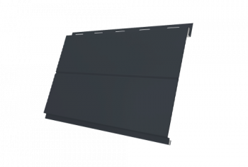 Вертикаль 0,2 line 0,5 Satin с пленкой RAL 7024 мокрый асфальт