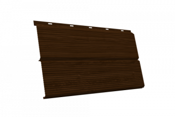 ЭкоБрус 0,345 Gofr 0,45 Print Elite Choco Wood TwinColor