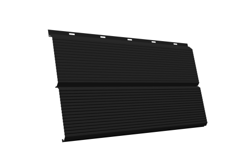 ЭкоБрус 0,345 Gofr 0,45 Drap TX RAL 9005 черный